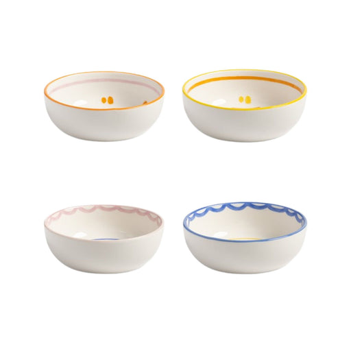 Bowl Boavista porcelain (set of 4) - Bowls - &Klevering