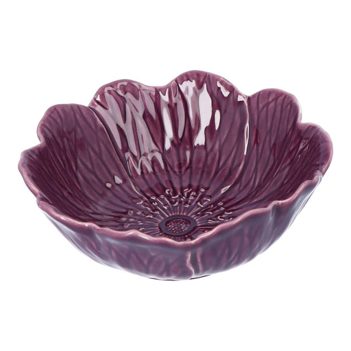Bowl Flora purple 17cm Bordallo Pinheiro - FOODIES IN HEELS