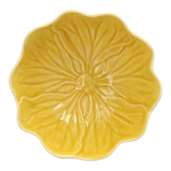 Bowl Flora yellow 12,5cm - Bowls - Bordallo Pinheiro