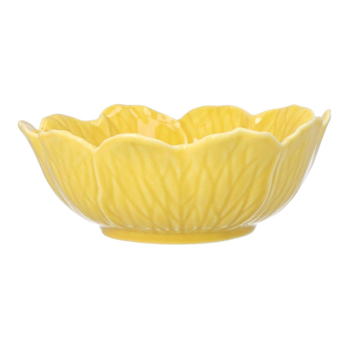 Bowl Flora yellow 17cm - Bowls - Bordallo Pinheiro