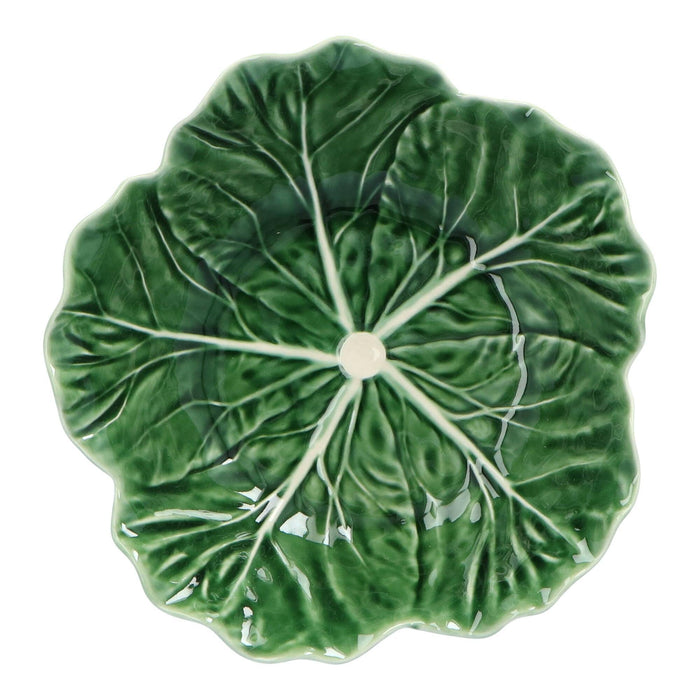 Bowl cabbage leaf green 22cm - Bowls - Bordallo Pinheiro