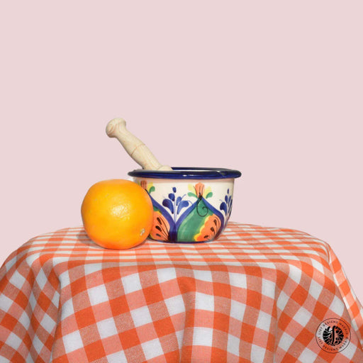 Bowl Las Flores with mortar 14cm - Bowls - LIST - designs