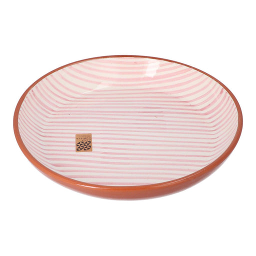 Bowl with narrow stripe pattern mauve 15cm Casa Cubista - FOODIES IN HEELS