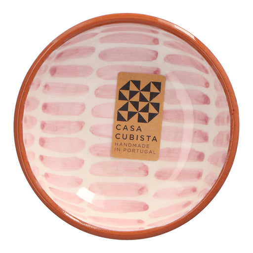 Bowl with stripe pattern mauve 9cm Casa Cubista - FOODIES IN HEELS