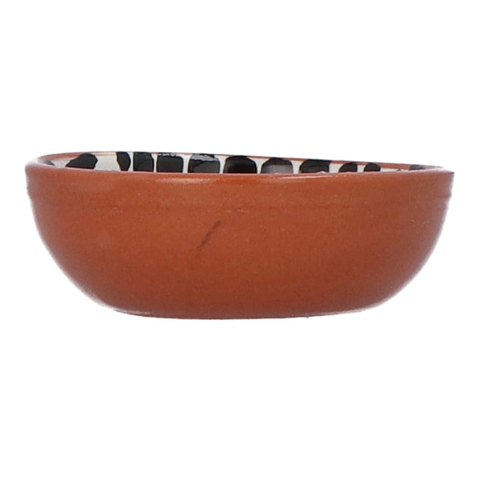 Bowl with stripe pattern black 9cm Casa Cubista - FOODIES IN HEELS