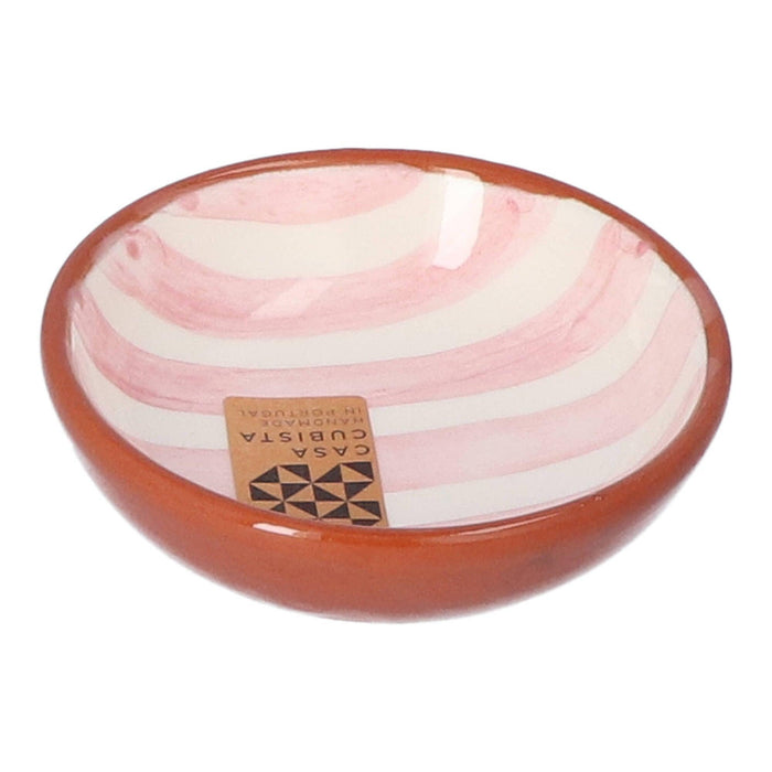 Bowl with stripe pattern mauve 9cm Casa Cubista - FOODIES IN HEELS