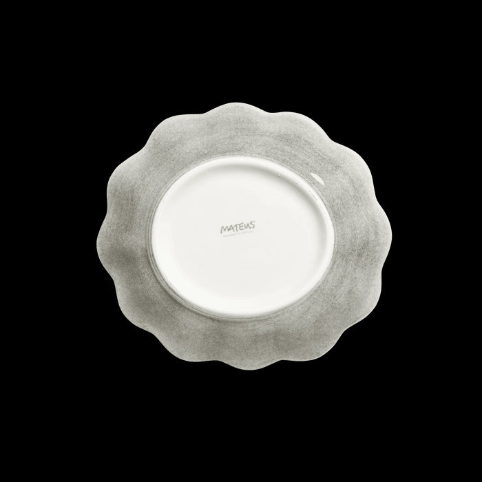Bowl Oyster 18cm gray - Bowls - Mateus