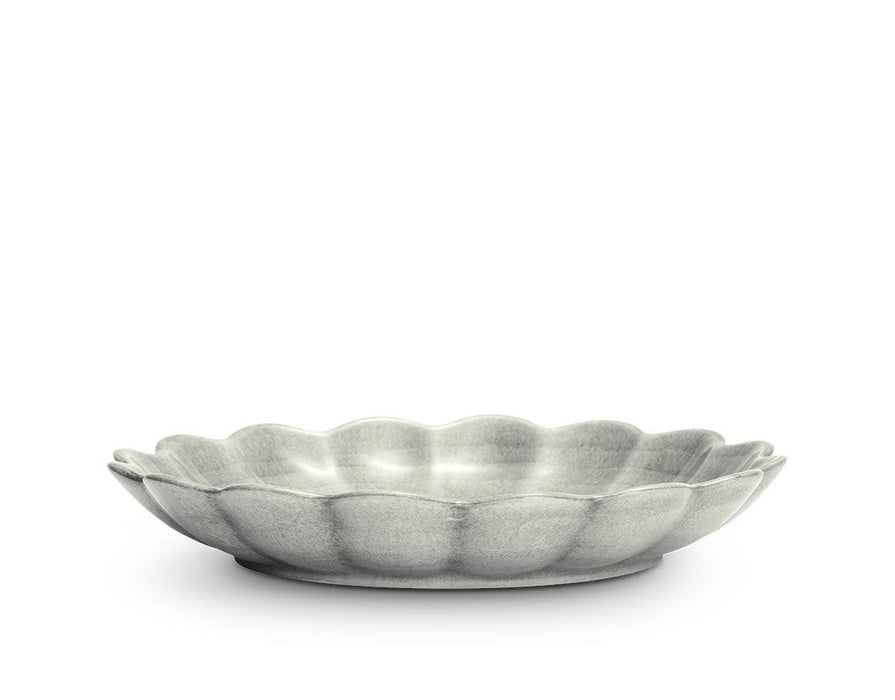 Bowl Oyster 23cm gray - Bowls - Mateus