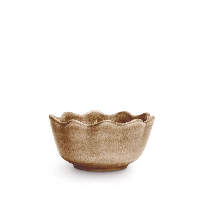 Bowl Oyster mini 13cm cinnamon - Bowls - Mateus