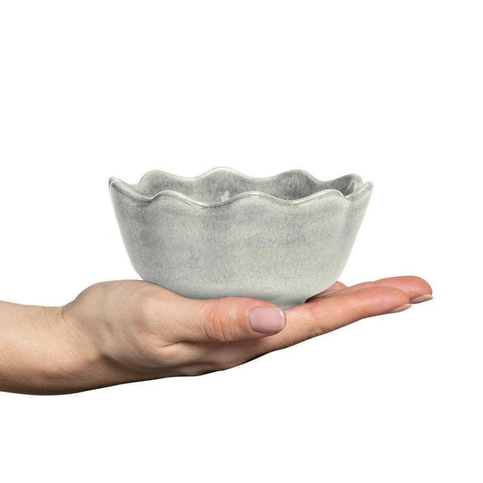 Bowl Oyster mini 13cm gray - Bowls - Mateus