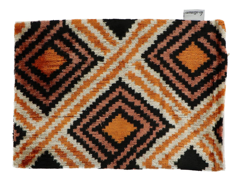Pillowcase one-sided printed orange black 40x60cm Les Ottomans - FOODIES IN HEELS