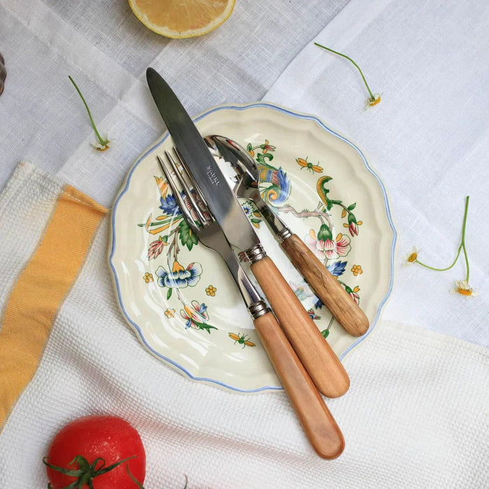 Lavandou cutlery set 4-piece olive wood Sabre - -. FOODIES IN HEELS