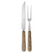 Lavandou cutting set knife and fork olive wood 26cm Sabre - -. FOODIES IN HEELS