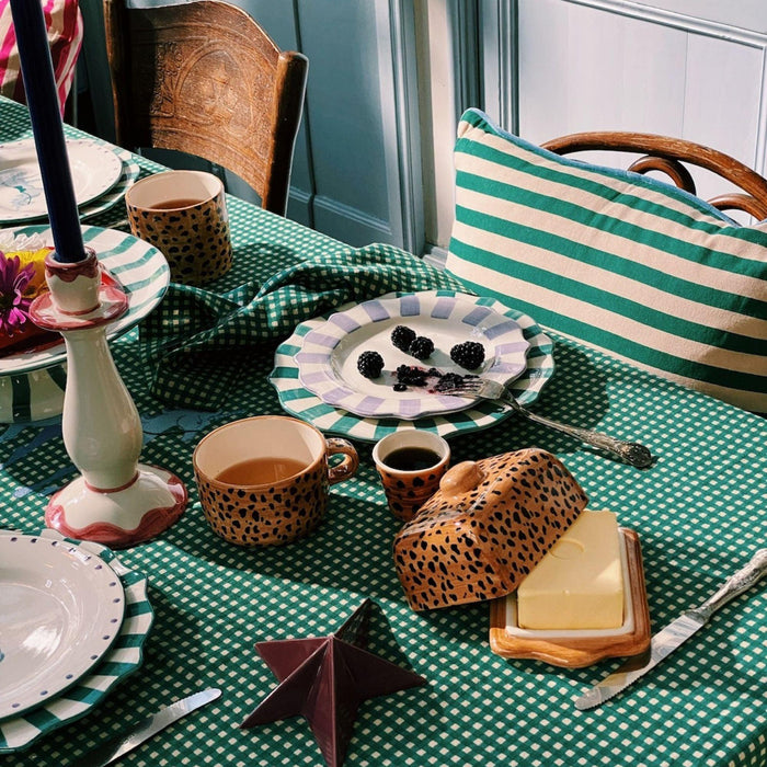 Leopard butter dish 17cm - bowls - Anna + Nina