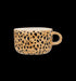 Leopard cappuccino mug - Mugs - Anna + Nina