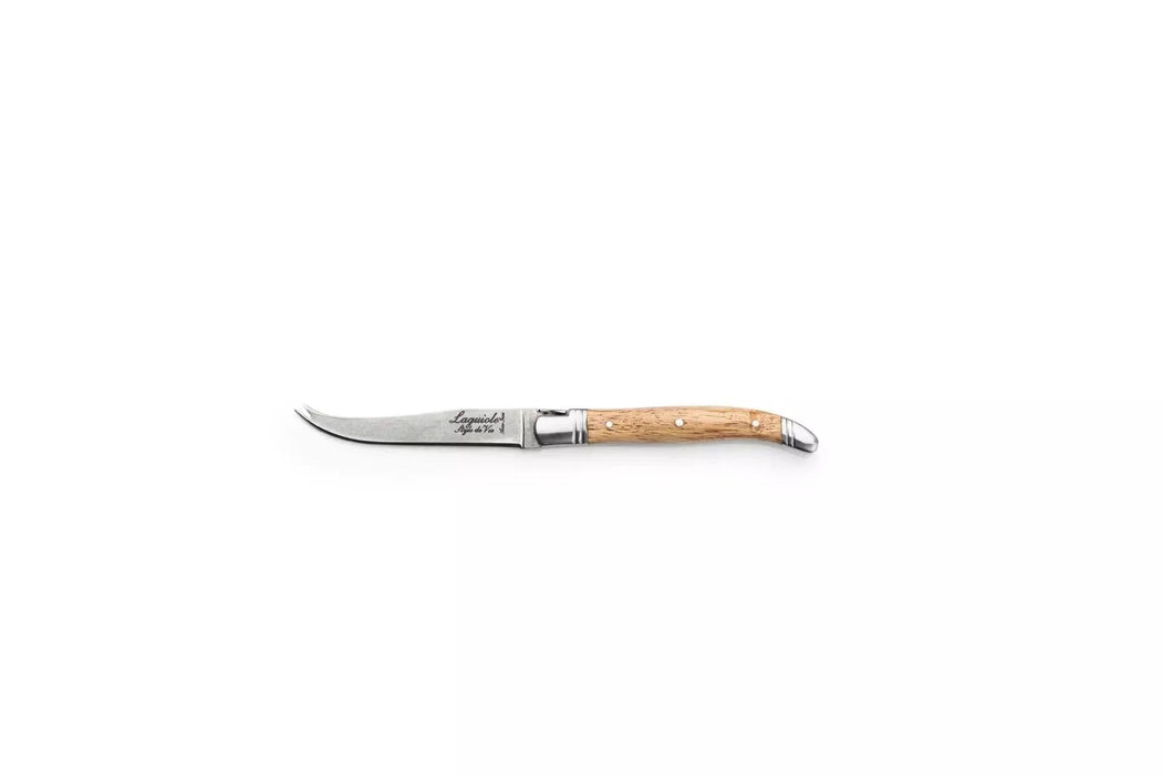 Luxury Line cheese knife set oak Stonewash in deluxe case (set of 3) Laguiole Style de Vie - FOODIES IN HEELS