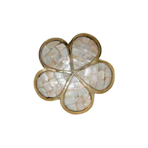 Brass bowl daisy mother of pearl À la - -. FOODIES IN HEELS