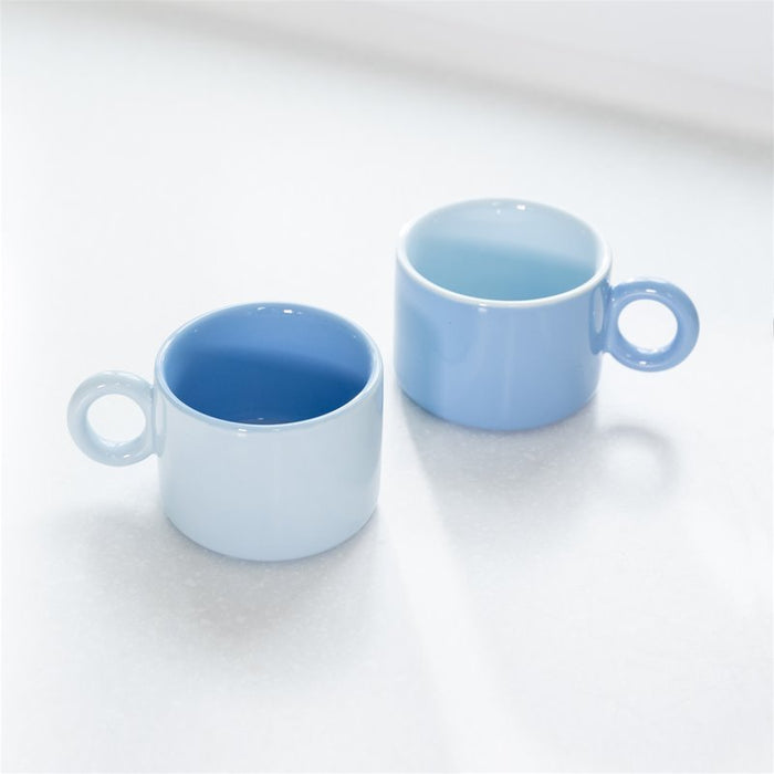 Mokken Chiquito Blue (set van 2) - Kopjes - &Klevering