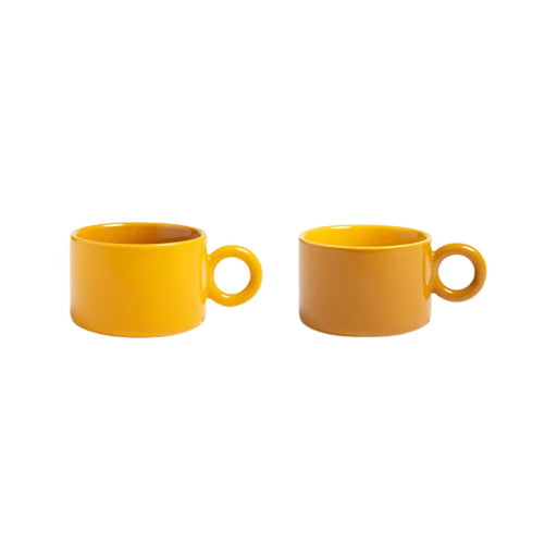 Mokken Chiquito Ocher (set van 2) - Kopjes - &Klevering