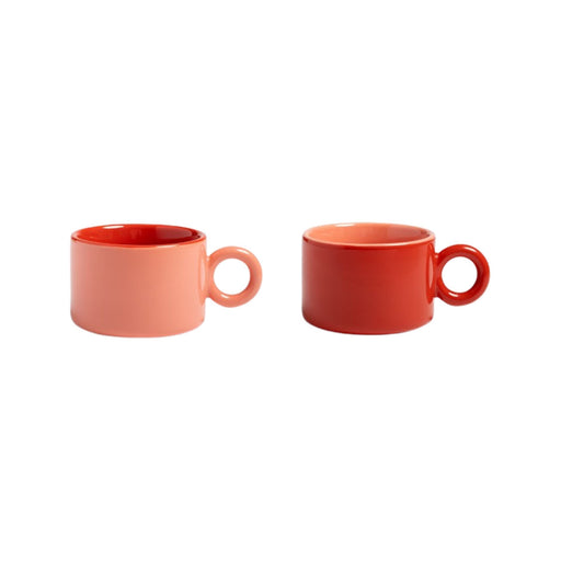 Mokken Chiquito Red (set van 2) - Kopjes - &Klevering