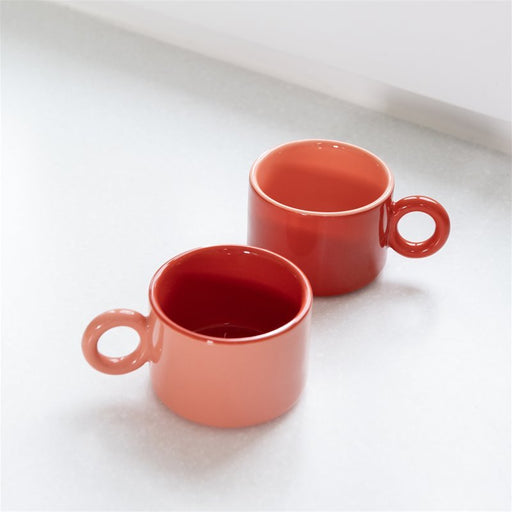 Mokken Chiquito Red (set van 2) - Kopjes - &Klevering