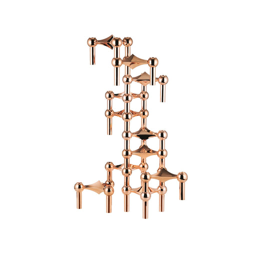 Nagel kaarsenhouder rose gold (stapelbaar) - Kandelaren - Stoff Nagel