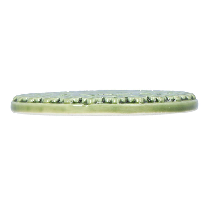 Coaster ceramic green - Coasters - Duro Ceramics