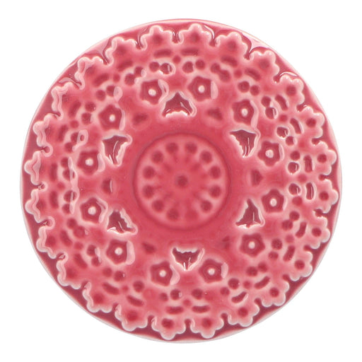 Coaster ceramic pink Duro Ceramics - - FOODIES IN HEELS
