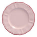 Breakfast plate Baccellato Dusty Rose with Fuscia rim 21cm Enza Fasano - FOODIES IN HEELS