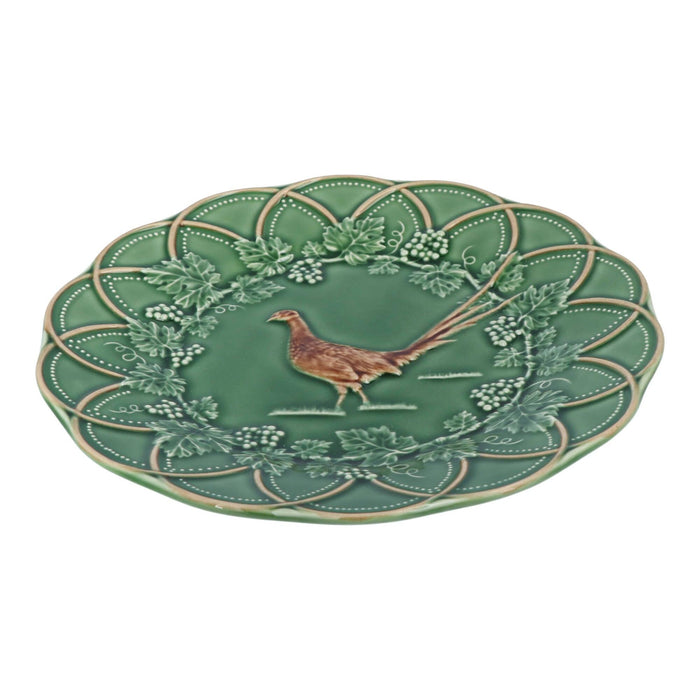 Breakfast plate Pheasant Woods collection 24cm Bordallo Pinheiro -. FOODIES IN HEELS