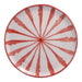 Ontbijtbord Granada streep coral 22cm - Kleine borden - Lenta Living