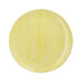 Breakfast plate with criss-cross pattern lemon yellow 23cm Casa Cubista - FOODIES IN HEELS