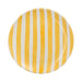 Breakfast plate with stripe pattern yellow 23cm Casa Cubista - -. FOODIES IN HEELS