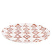 Breakfast plate check pattern white brown smooth edge 21cm - Small plates - Enza Fasano