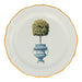 Breakfast plate Topiary porcelain green leaves 21cm Les Ottomans - FOODIES IN HEELS