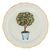 Breakfast plate Topiary porcelain orange 21cm Les Ottomans - FOODIES IN HEELS
