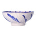 Ontbijtkom Granada streep blauw 15cm - Kommen - Lenta Living