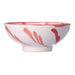 Breakfast bowl Granada stripe coral 15cm - Bowls - Lenta Living