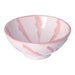 Ontbijtkom Granada streep roze 15cm - Kommen - Lenta Living