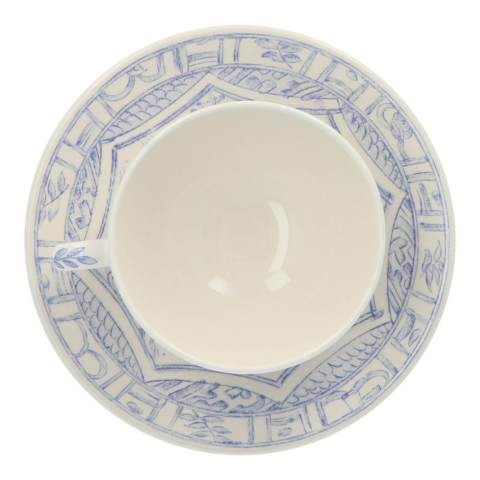 Breakfast cup and saucer Oiseau Bleu (set of 2) - Cups - Gien