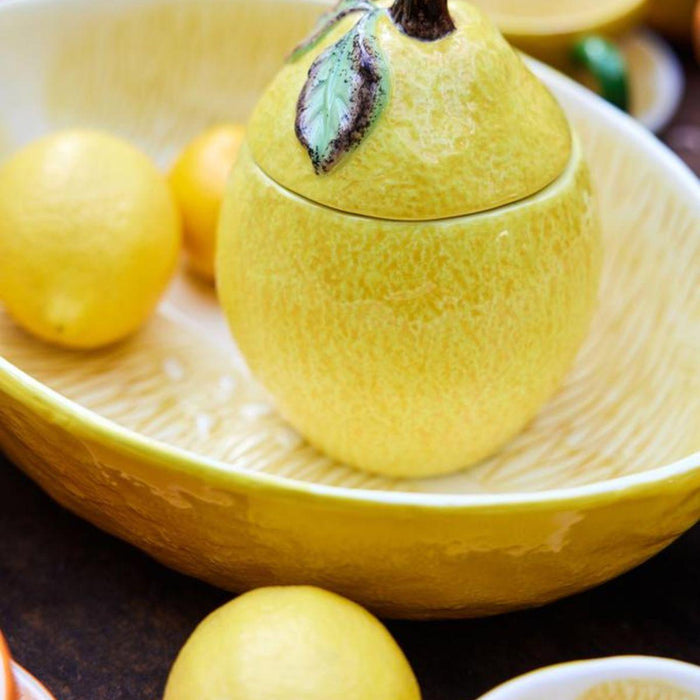 Storage jar lemon with lid Byon - FOODIES IN HEELS