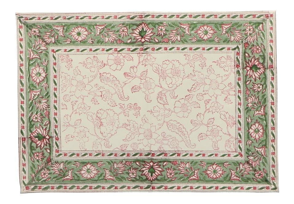 pallav cotton placemats 475x325cm (set of 4) fabindia . FOODIES IN HEELS