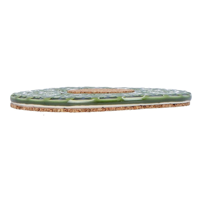 Potholder cork green 17cm - Potholders - Duro Ceramics