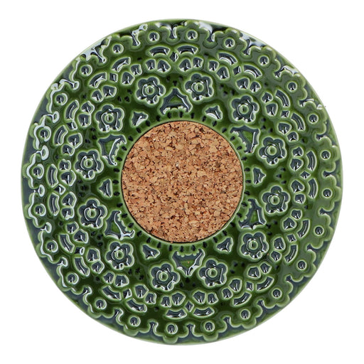 Potholder cork green 17cm - Potholders - Duro Ceramics