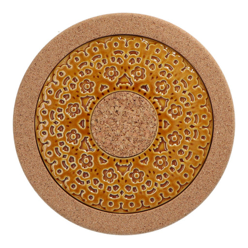 Potholder cork honey brown 19cm - Potholders - Duro Ceramics