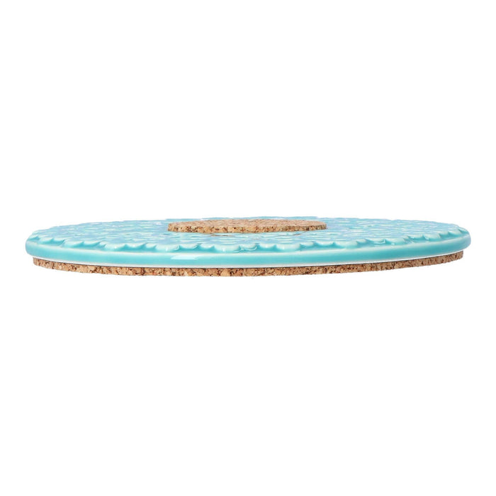 Potholder cork turquoise 17cm - Potholders - Duro Ceramics