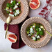 Pasta plate Bubble 25cm cinnamon - Deep plates - Mateus