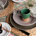 Pasta Plate Pizzolato Taupe 23cm Enza Fasano - -. FOODIES IN HEELS