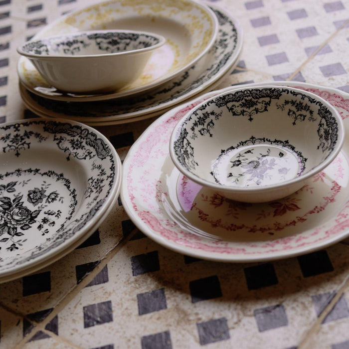 Pasta plate Rose Pink 23cm (set of 6) - Deep plates - Bitossi