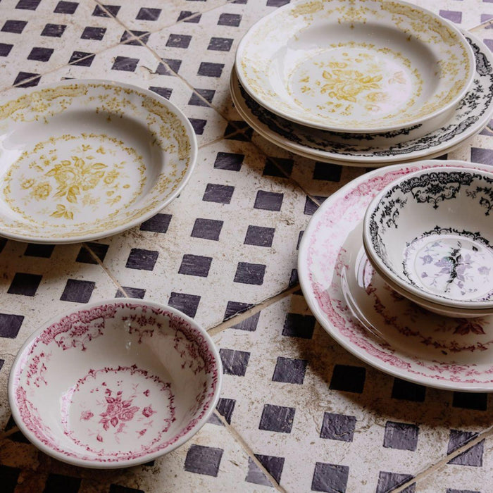 Pasta plate Rose Pink 23cm (set of 6) - Deep plates - Bitossi